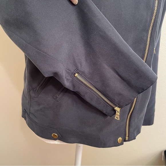 Apt 9 Black Asymmetrical Motorcycle Jacket - Picture 5 of 12